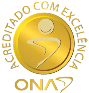 Selo de acreditação ONA: Acreditado com Excelência